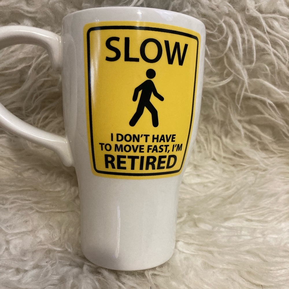 New RETIRED travel mug our name is mud